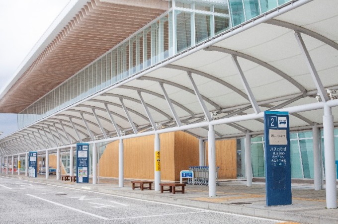 靜岡機場巴士站牌