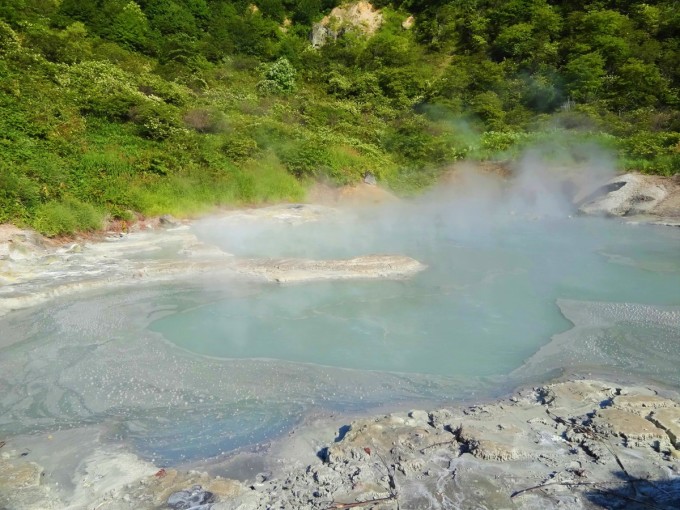 北海道登別溫泉街熱鬧風貌