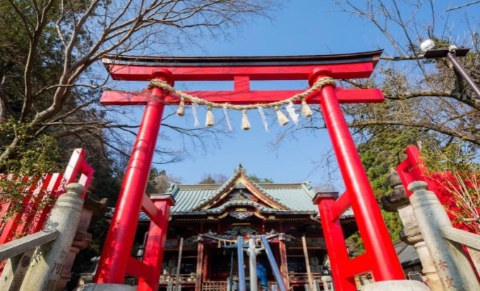 高尾山藥王院本堂古樸建築